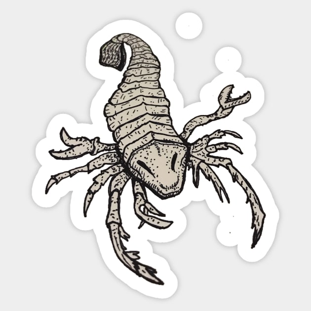 SEA the SCORPION Sticker by MattisMatt83